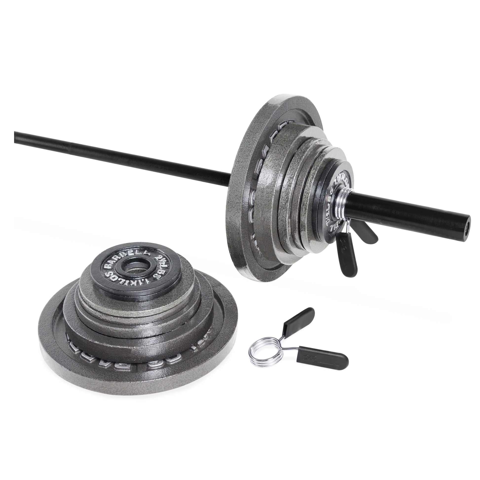 Barbell Olympic 2" Chrome Spring Collars, Pair