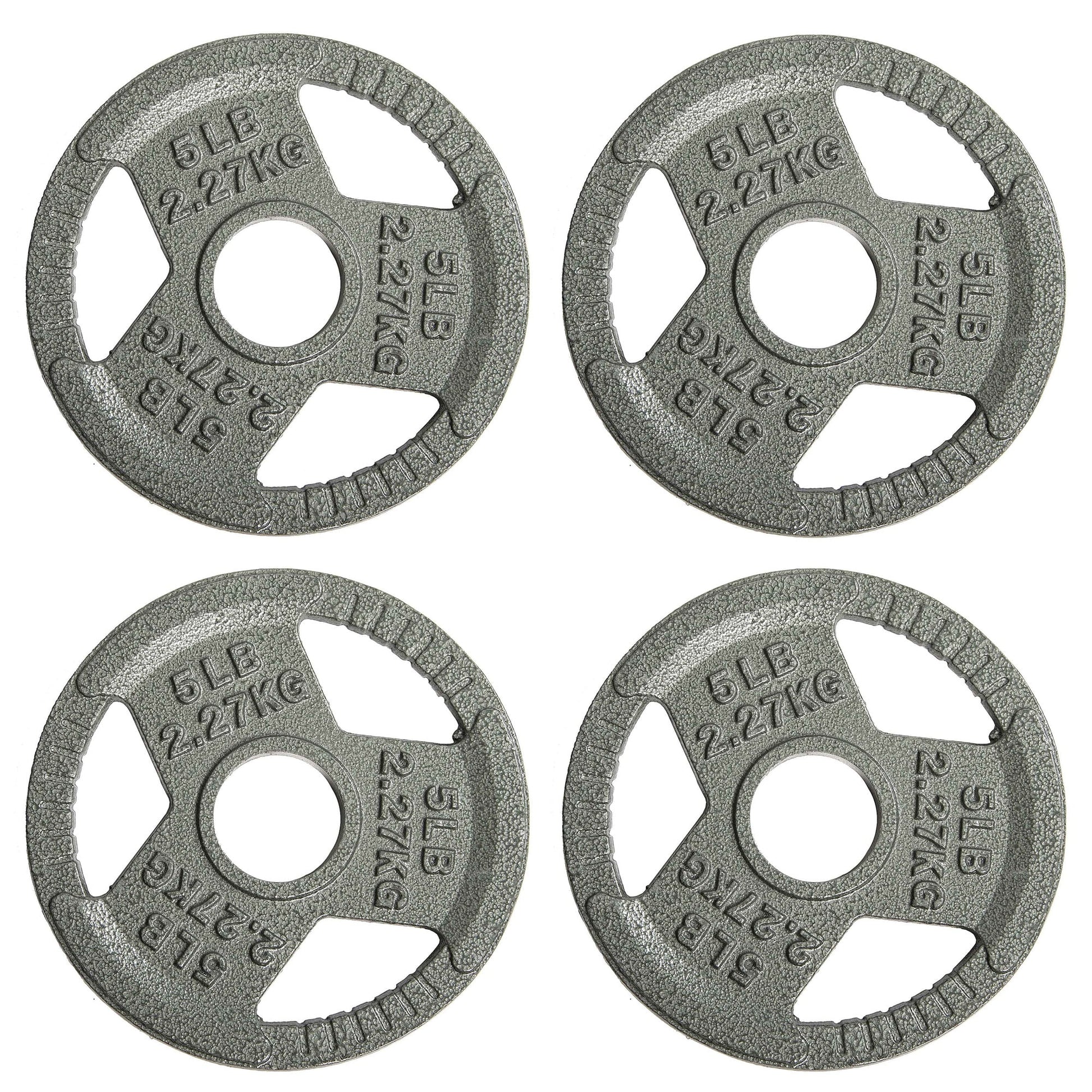 20Lb 2-Inch Olympic Cast Iron Weight Plate, Durable, Rust-Resistant Strength Training Plates for Weightlifting, Crossfit, and Home Gym Workouts