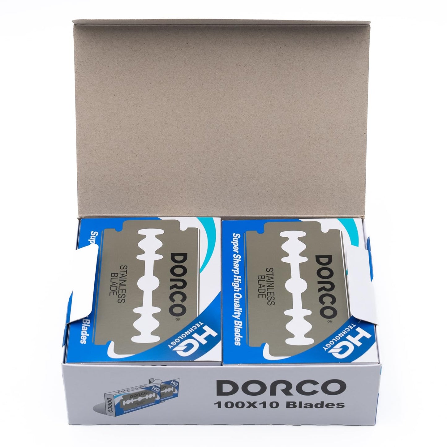 ST300 Platinum Double Edge Razor Blades | 1000 Blades | Premium Quality for Smooth, Precise Shaving | Durable and Long-Lasting | Ideal for All Safety Razors