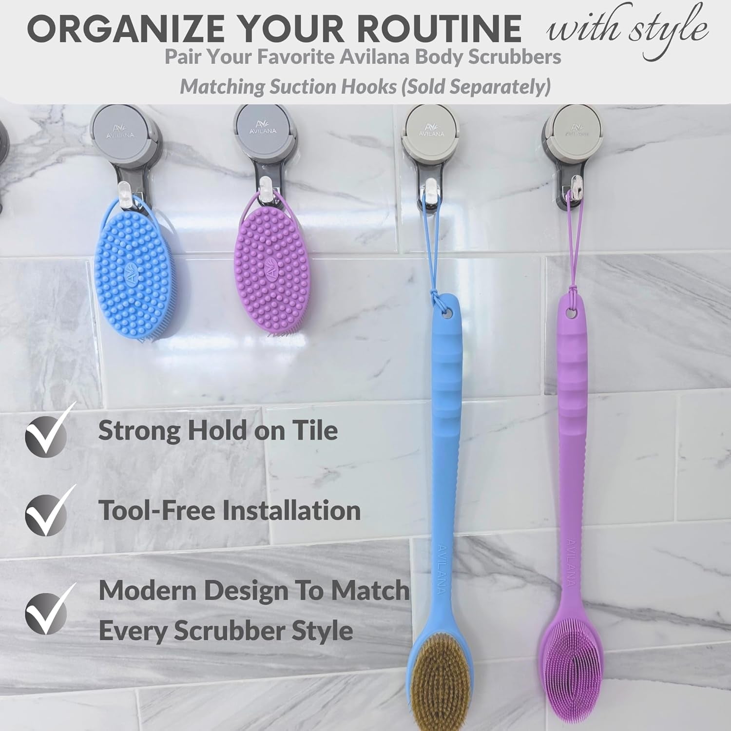 Silicone Body Scrubber – Gentle Shower Brush & Loofah Alternative- Food Grade & Lab Tested – Fast-Drying, Hygienic, Bpa-Free Silicone Body Gentle Exfoliator (Dark Gray, Massage)