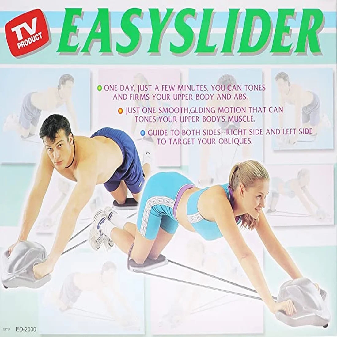 AB Deluxe Roller, Upper Body and Core Training Workout Kit, All Levels