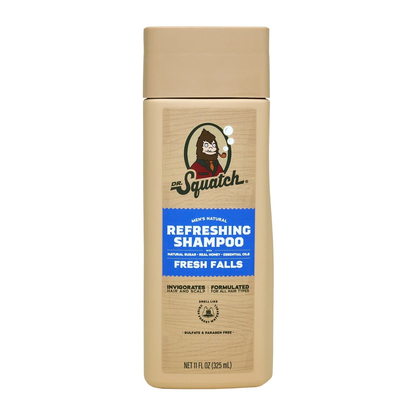 Fresh Falls Natural Hair Shampoo for Men, 11 Fl Oz