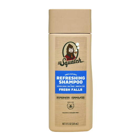 Fresh Falls Natural Hair Shampoo for Men, 11 Fl Oz