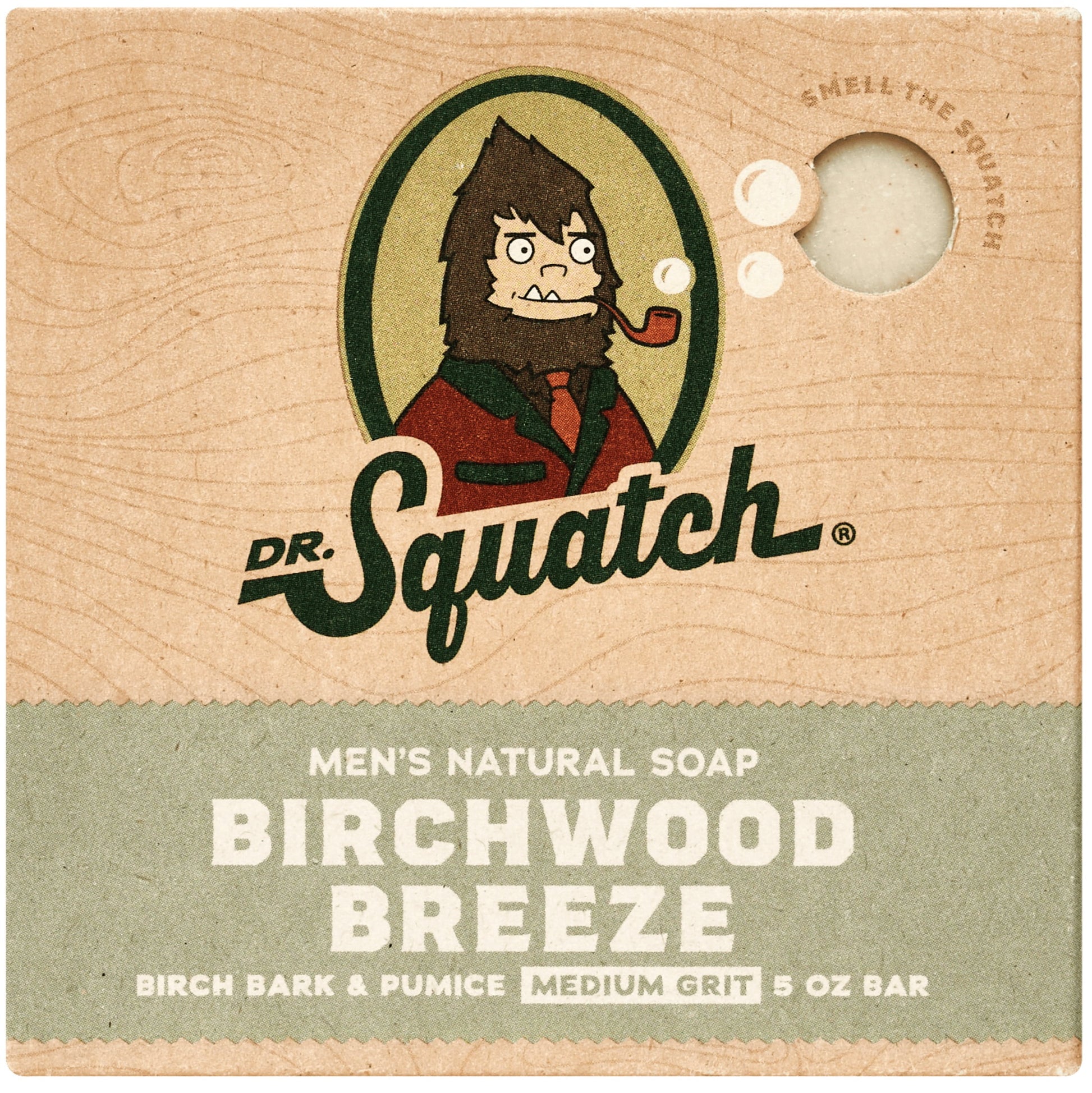 Birchwood Breeze Natural Bar Soap for Men, 5 Oz