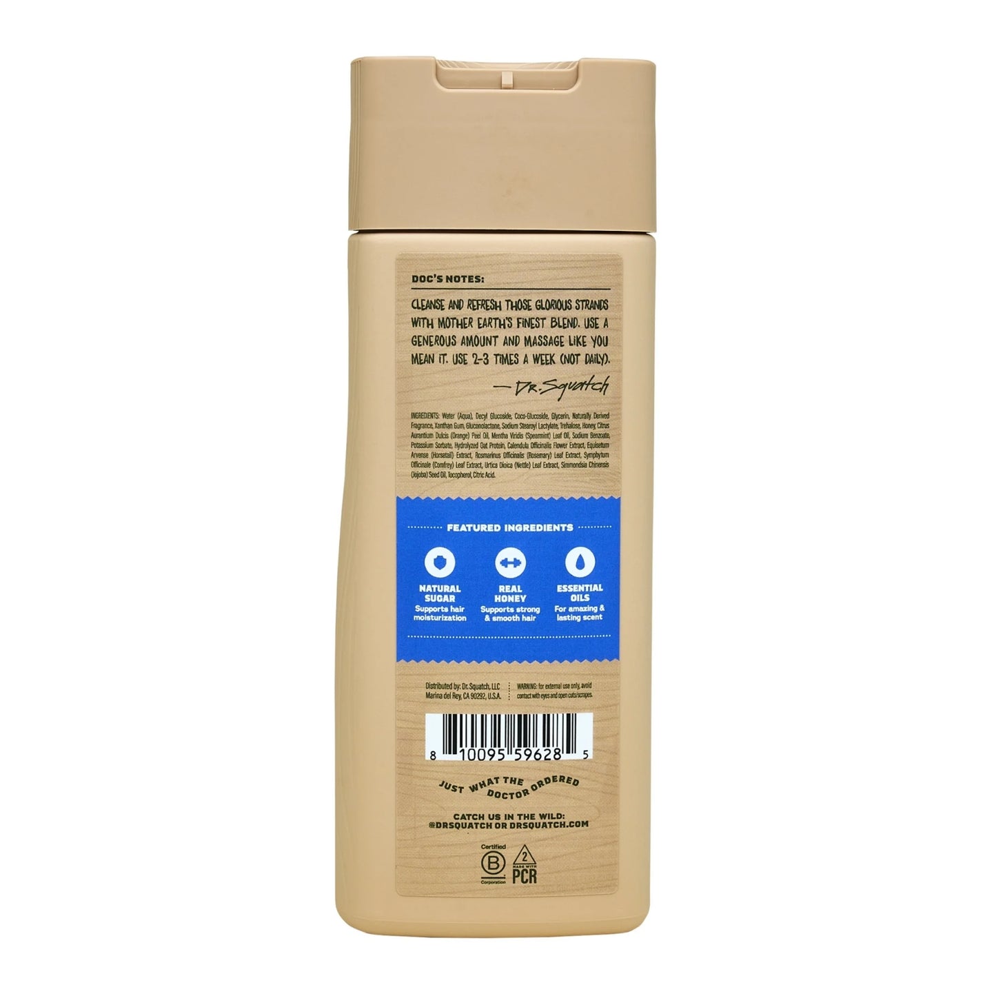 Fresh Falls Natural Hair Shampoo for Men, 11 Fl Oz