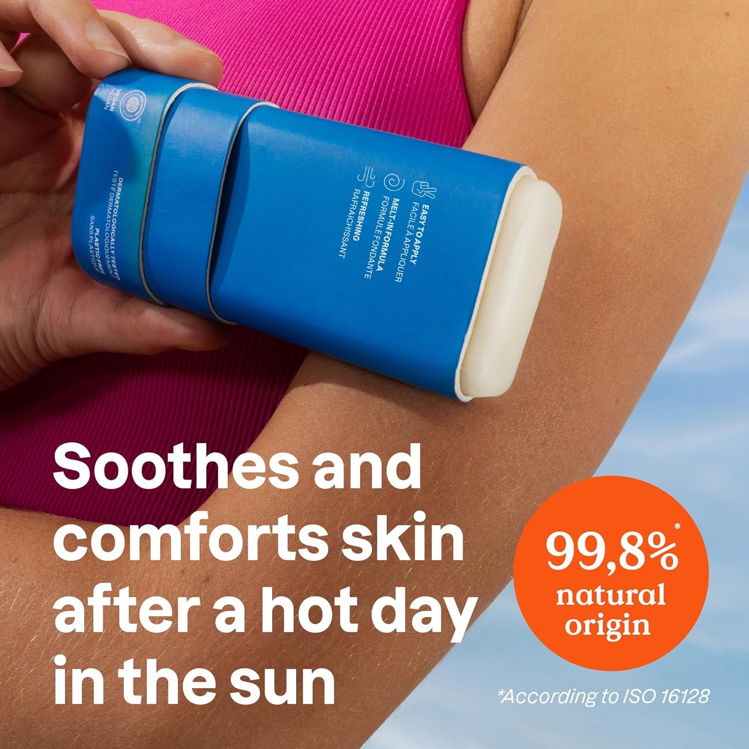Bundle of  Mineral Sunscreen Stick with Zinc Oxide, SPF 30 + Tinted Mineral Sunscreen, Face Stick, SPF 30 + Lip Balm, SPF 15 + after Sun Stick, Mint & Cucumber