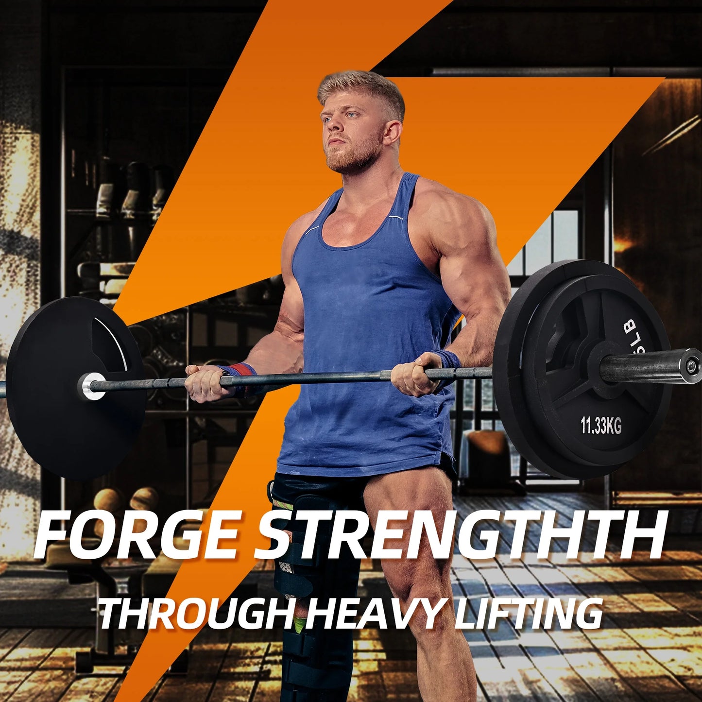 Cast Iron Weight Plates, Black, 2-Inch，Multiple Weight Options, Pair or Set, for Strength Training & Home Gym