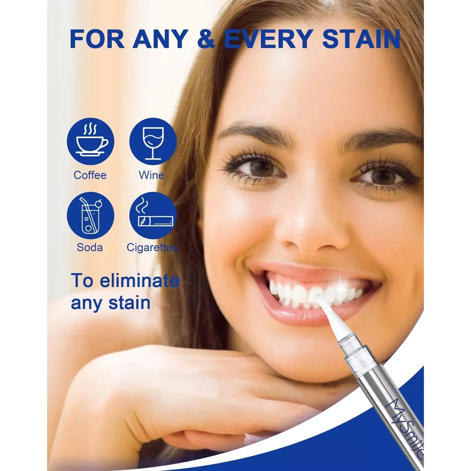 2Packs Deluxe Teeth Whitening Kit with 28-LED Light, 8X Teeth Whitening Pen Whitening Gel Refills, 10Mins Results, Remove 10 Years of Stains
