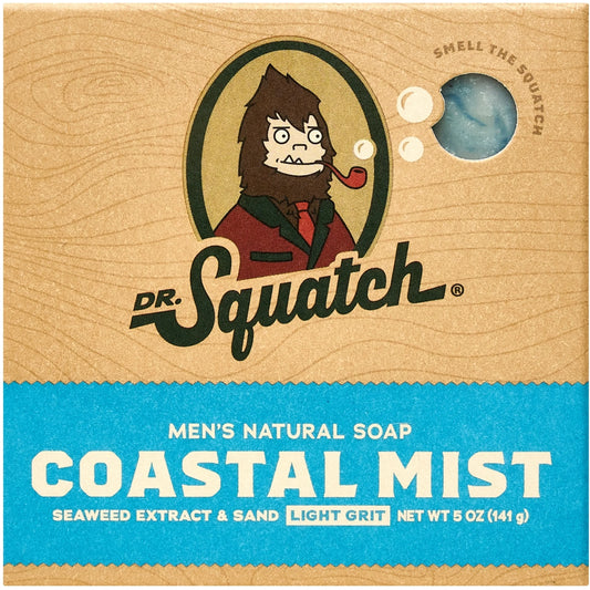 Coastal Mist Natural Bar Soap for Men, 5 Oz