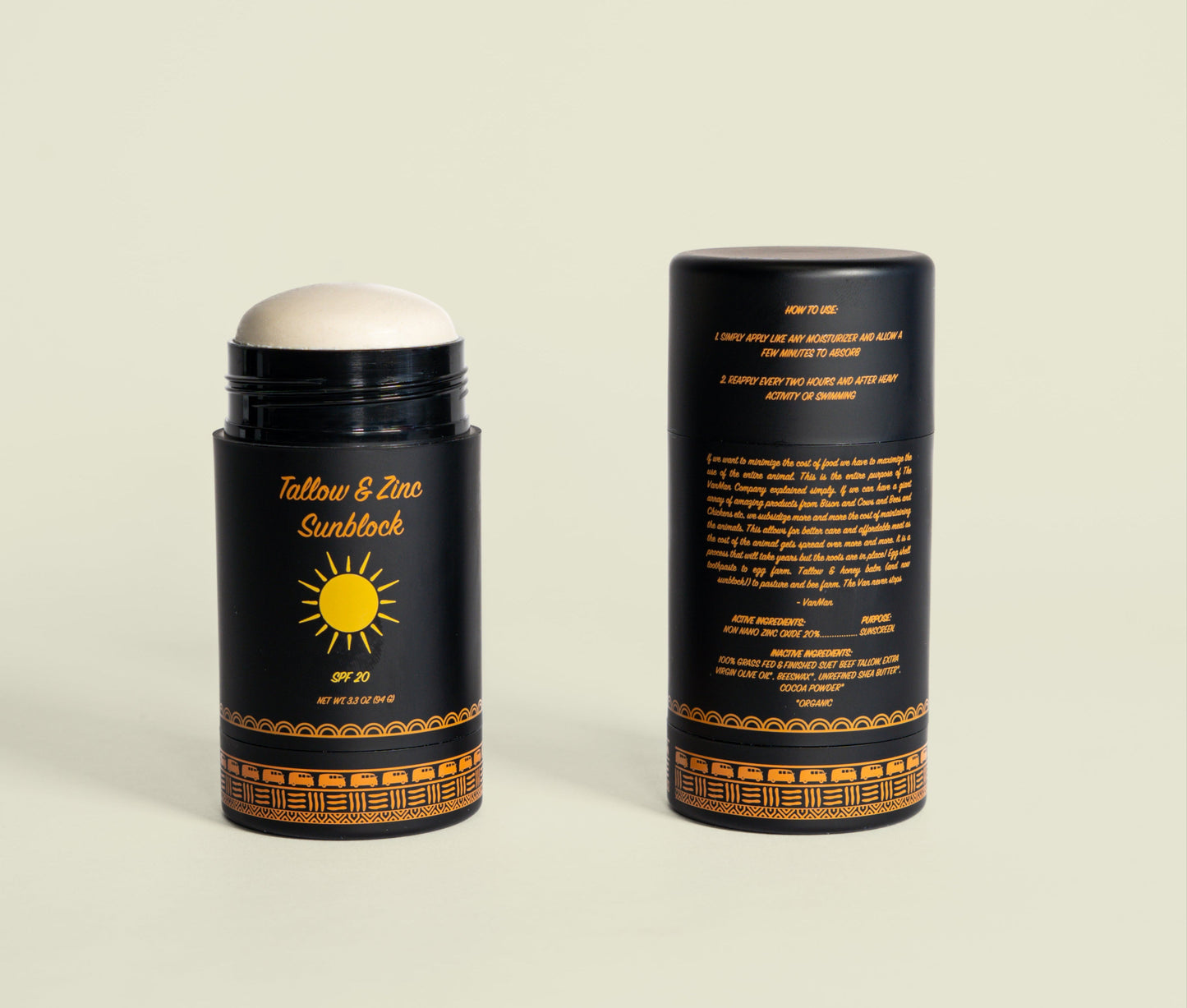 ’S Tallow & Zinc Sunblock - 2 Oz