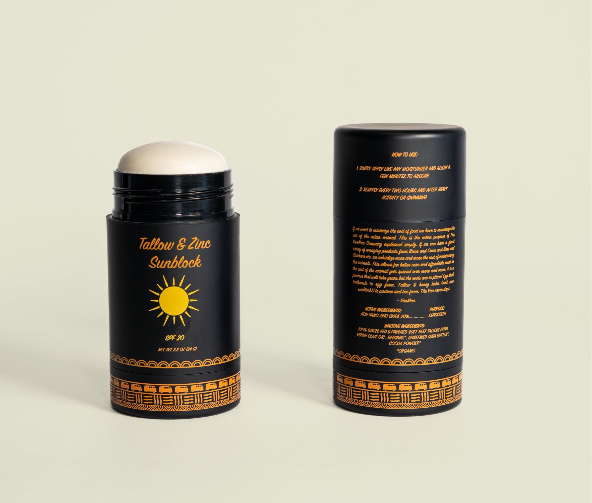 ’S Tallow & Zinc Sunblock - 2 Oz